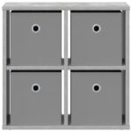 vidaXL Servírovacia skriňa so zásuvkou Betónová šedá 49,5 x 22 x 47 cm – Obrázok 6