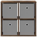 vidaXL Servírovacia skriňa so zásuvkou Dymová dub 49,5 x 22 x 47 cm – Obrázok 6