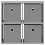 vidaXL Servírovacia skriňa so zásuvkou Sivý Sonoma 49,5 x 22 x 47 cm – Obrázok 6