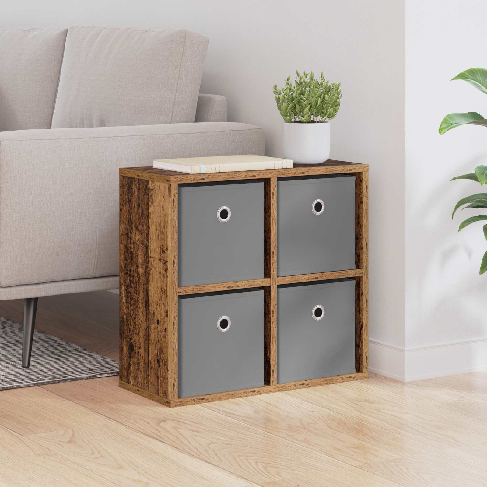 8000530_1.jpg vidaXL Servírovacia skriňa so zásuvkou Staré drevo 49,5 x 22 x 47 cm – Obrázok 1