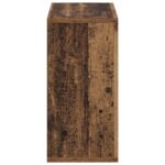 vidaXL Servírovacia skriňa so zásuvkou Staré drevo 49,5 x 22 x 47 cm – Obrázok 7