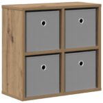 vidaXL Servírovacia skriňa so zásuvkou Remeselný dub 49,5 x 22 x 47 cm – Obrázok 2