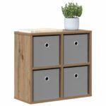 vidaXL Servírovacia skriňa so zásuvkou Remeselný dub 49,5 x 22 x 47 cm – Obrázok 3
