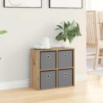 vidaXL Servírovacia skriňa so zásuvkou Remeselný dub 49,5 x 22 x 47 cm – Obrázok 4