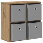 vidaXL Servírovacia skriňa so zásuvkou Remeselný dub 49,5 x 22 x 47 cm – Obrázok 5