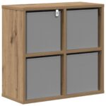 vidaXL Servírovacia skriňa so zásuvkou Remeselný dub 49,5 x 22 x 47 cm – Obrázok 8