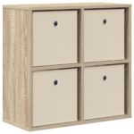 vidaXL Servírovacia skriňa so zásuvkou Sonoma dub 59,5 x 27 x 57 cm – Obrázok 2