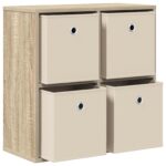 vidaXL Servírovacia skriňa so zásuvkou Sonoma dub 59,5 x 27 x 57 cm – Obrázok 5