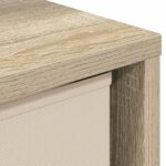 vidaXL Servírovacia skriňa so zásuvkou Sonoma dub 59,5 x 27 x 57 cm – Obrázok 9