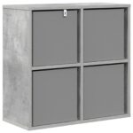 vidaXL Servírovacia skriňa so zásuvkou Betónová šedá 59,5 x 27 x 57 cm – Obrázok 8
