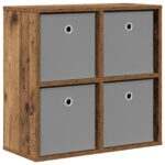 vidaXL Servírovacia skriňa so zásuvkou Staré drevo 59,5 x 27 x 57 cm – Obrázok 2