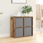 vidaXL Servírovacia skriňa so zásuvkou Staré drevo 59,5 x 27 x 57 cm – Obrázok 4