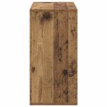 vidaXL Servírovacia skriňa so zásuvkou Staré drevo 59,5 x 27 x 57 cm – Obrázok 7