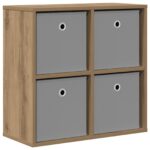 vidaXL Servírovacia skriňa so zásuvkou Remeselný dub 59,5 x 27 x 57 cm – Obrázok 2