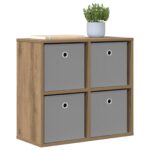 vidaXL Servírovacia skriňa so zásuvkou Remeselný dub 59,5 x 27 x 57 cm – Obrázok 3