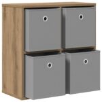 vidaXL Servírovacia skriňa so zásuvkou Remeselný dub 59,5 x 27 x 57 cm – Obrázok 5
