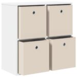 vidaXL Servírovacia skriňa so zásuvkou Biela 68,5 x 32 x 67 cm – Obrázok 5