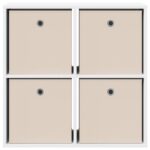 vidaXL Servírovacia skriňa so zásuvkou Biela 68,5 x 32 x 67 cm – Obrázok 6