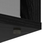 vidaXL Servírovacia skriňa so zásuvkou Čierny dub 68,5 x 32 x 67 cm – Obrázok 11