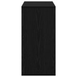 vidaXL Servírovacia skriňa so zásuvkou Čierny dub 68,5 x 32 x 67 cm – Obrázok 7