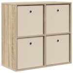 vidaXL Servírovacia skriňa so zásuvkou Sonoma dub 68,5 x 32 x 67 cm – Obrázok 2