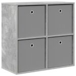 vidaXL Servírovacia skriňa so zásuvkou Betónová šedá 68,5 x 32 x 67 cm – Obrázok 2