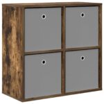 vidaXL Servírovacia skriňa so zásuvkou Dymová dub 68,5 x 32 x 67 cm – Obrázok 2