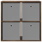 vidaXL Servírovacia skriňa so zásuvkou Dymová dub 68,5 x 32 x 67 cm – Obrázok 6