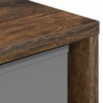 vidaXL Servírovacia skriňa so zásuvkou Dymová dub 68,5 x 32 x 67 cm – Obrázok 9