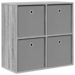 vidaXL Servírovacia skriňa so zásuvkou Sivý Sonoma 68,5 x 32 x 67 cm – Obrázok 2