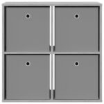 vidaXL Servírovacia skriňa so zásuvkou Sivý Sonoma 68,5 x 32 x 67 cm – Obrázok 6