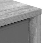 vidaXL Servírovacia skriňa so zásuvkou Sivý Sonoma 68,5 x 32 x 67 cm – Obrázok 9