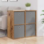 vidaXL Servírovacia skriňa so zásuvkou Staré drevo 68,5 x 32 x 67 cm