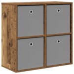 vidaXL Servírovacia skriňa so zásuvkou Staré drevo 68,5 x 32 x 67 cm – Obrázok 2