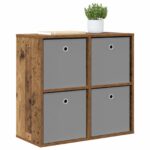 vidaXL Servírovacia skriňa so zásuvkou Staré drevo 68,5 x 32 x 67 cm – Obrázok 3