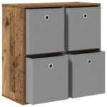 vidaXL Servírovacia skriňa so zásuvkou Staré drevo 68,5 x 32 x 67 cm – Obrázok 5