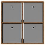 vidaXL Servírovacia skriňa so zásuvkou Staré drevo 68,5 x 32 x 67 cm – Obrázok 6