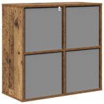 vidaXL Servírovacia skriňa so zásuvkou Staré drevo 68,5 x 32 x 67 cm – Obrázok 8
