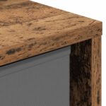 vidaXL Servírovacia skriňa so zásuvkou Staré drevo 68,5 x 32 x 67 cm – Obrázok 9
