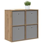 vidaXL Servírovacia skriňa so zásuvkou Remeselný dub 68,5 x 32 x 67 cm – Obrázok 3