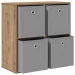 vidaXL Servírovacia skriňa so zásuvkou Remeselný dub 68,5 x 32 x 67 cm – Obrázok 5