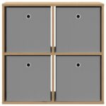 vidaXL Servírovacia skriňa so zásuvkou Remeselný dub 68,5 x 32 x 67 cm – Obrázok 6