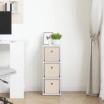 vidaXL Servírovacia skriňa so zásuvkou Biela 25,5 x 22 x 69,5 cm – Obrázok 3
