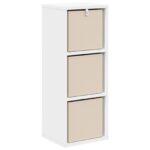 vidaXL Servírovacia skriňa so zásuvkou Biela 25,5 x 22 x 69,5 cm – Obrázok 7