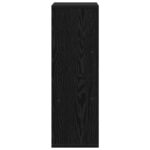 vidaXL Servírovacia skriňa so zásuvkou Čierny dub 25,5 x 22 x 69,5 cm – Obrázok 6