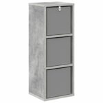 vidaXL Servírovacia skriňa Betónová šedá 25,5 x 22 x 69,5 cm – Obrázok 6