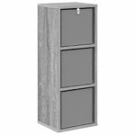 vidaXL Servírovacia skriňa so zásuvkou Sivý Sonoma 25,5 x 22 x 69,5 cm – Obrázok 7