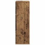 vidaXL Servírovacia skriňa so zásuvkou Staré drevo 25,5 x 22 x 69,5 cm – Obrázok 6