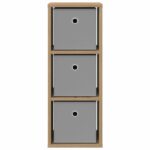 vidaXL Servírovacia skriňa Remeselný dub 25,5 x 22 x 69,5 cm – Obrázok 5