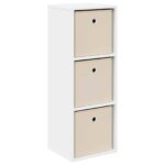 vidaXL Servírovacia skriňa so zásuvkou Biela 30,5 x 27 x 84,5 cm – Obrázok 2